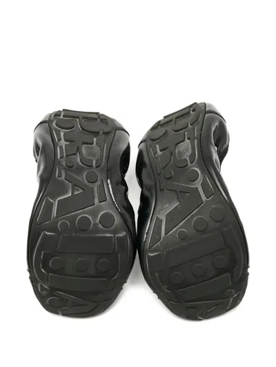 Pre-owned Prada Patent Leather Ballet Flats In Black