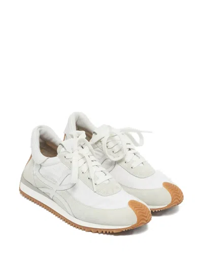 Pre-owned Loewe Flow Sneakers In White