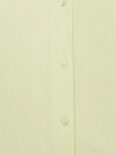 Pre-owned Maje Layered Button Mini Dress In Green