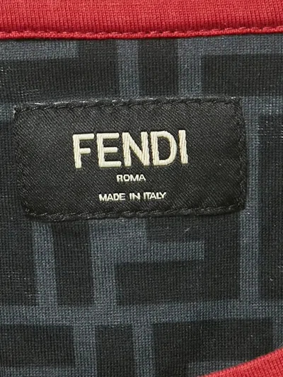 Pre-owned Fendi Logo-print T-shirt In Green