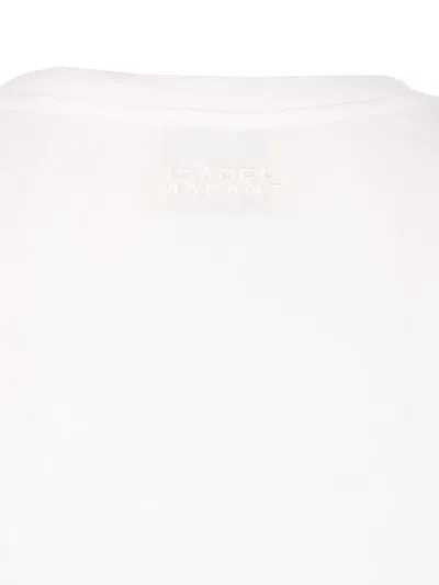 Isabel Marant Mylda Ruched Mini Dress In White