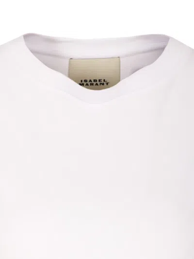 Isabel Marant Mylda Ruched Mini Dress In White