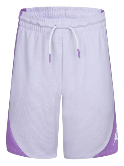 Jordan Colourblock Track Shorts In Purple