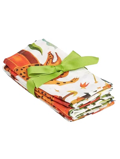 La Doublej Large Napkins (set Of Six) In Multi