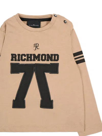John Richmond Junior Appliquéd Long-sleeve T-shirt In Neutral