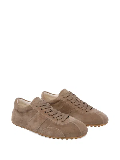 Tod's Women Brown Suede Sneakers, 3.5 Luxury Sneakers For Women Darveys