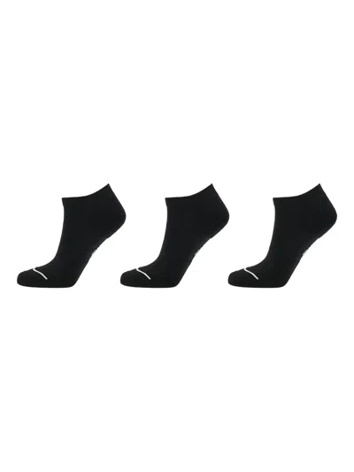 Jordan Everyday No-show Socks (pack Of Three) In Black