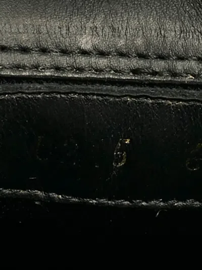 Pre-owned Louis Vuitton Lv Trainer Leather Sneakers In Black