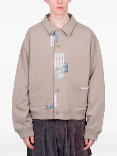 WALKING 拼贴设计夹克