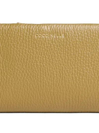 Coccinelle Zip-up Wallet In Green