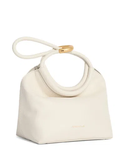 Coccinelle Mini Finn Shoulder Bag In White