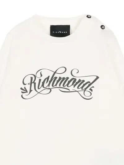 John Richmond Junior Long-sleeve T-shirt In White