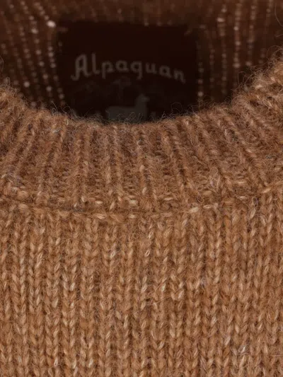 Monitaly Crew-neck Sweater In Brown