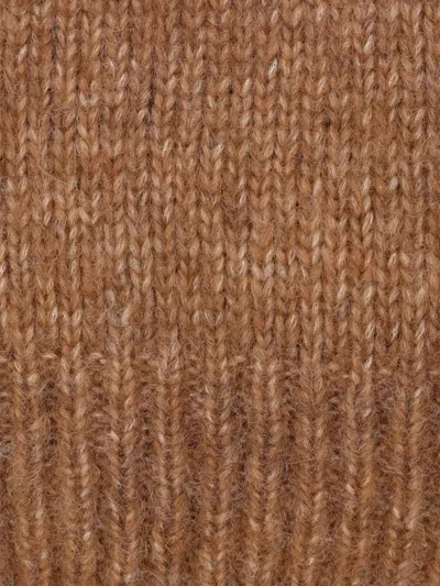 Monitaly Crew-neck Sweater In Brown