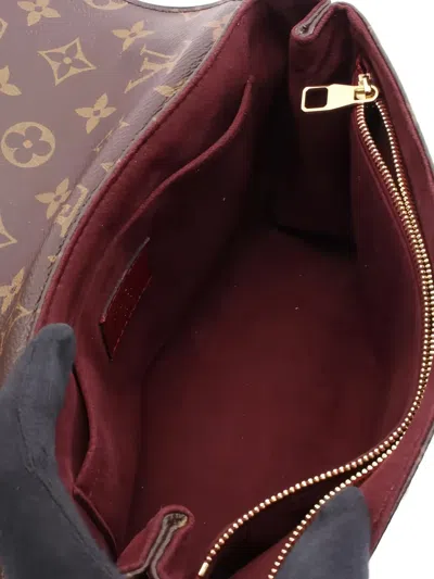 Pre-owned Louis Vuitton 2017 Sun Plasido Monogram-canvas Shoulder Bag In Red