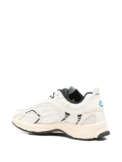 Mercer The Re-run Nappa Logo Sneakers In White