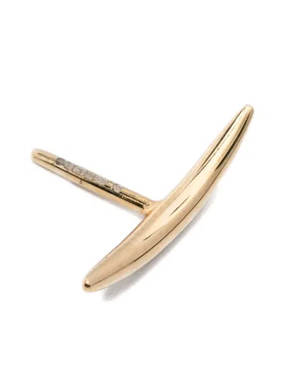 Shaun Leane Quill Stud Earrings In Gold