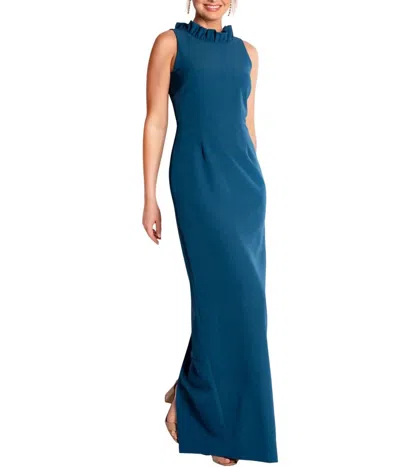 Camilyn Beth The Alexandria Gown In Teal In Blue