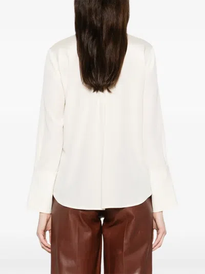 Max Mara Point-collar Shirt In Neutral