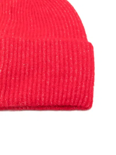 Samsoe & Samsoe Nor Beanie Hat In Red