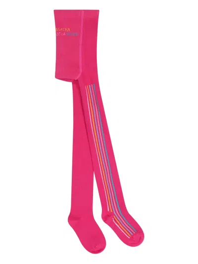 Agatha Ruiz De La Prada Heart-print Dress Set (set Of Two) In Pink