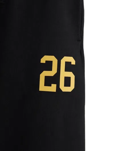 Essentials Lounge Number-print Track Pants In Black