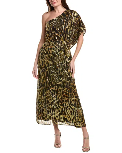 Marie Oliver Farrow Maxi Dress In Brown