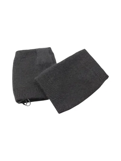 Frenckenberger Knitted Gloves In Black