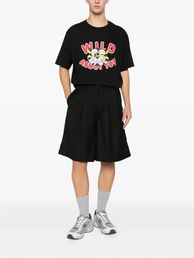 Kenzo Tiger Graphic Short Sleeve Crew Neck T-shirt In Black