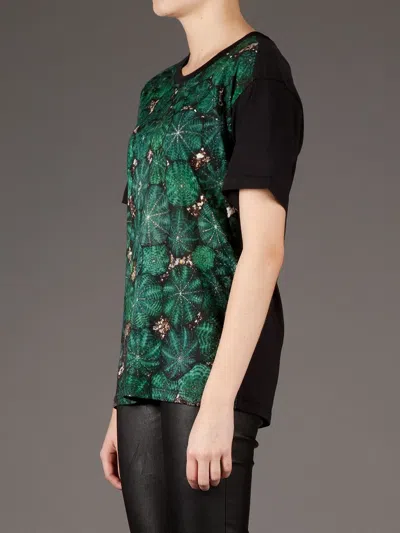 Nico Cactus Print T-shirt In Green
