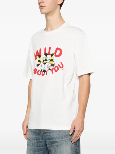 Kenzo Graphic-print T-shirt In White