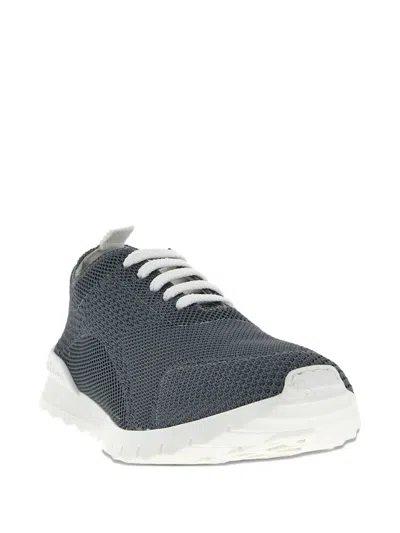 Kiton Fits Mesh Sneakers Pull Tab Rubber Sole In Multi