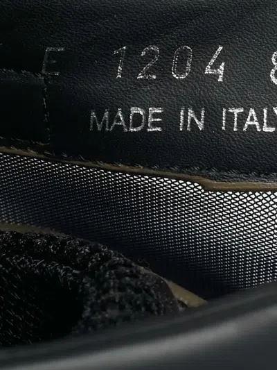 Pre-owned Fendi Logo-motif Sneakers In Black