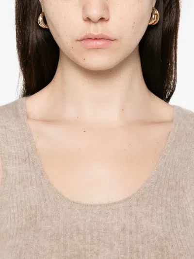 Gotha Brushed-finish Top In Pink