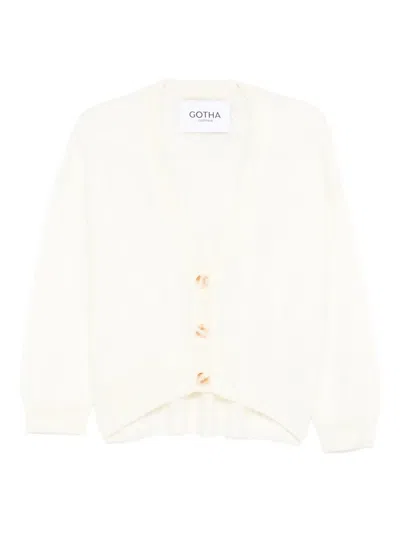 Gotha V-neck Cardigan In Pink