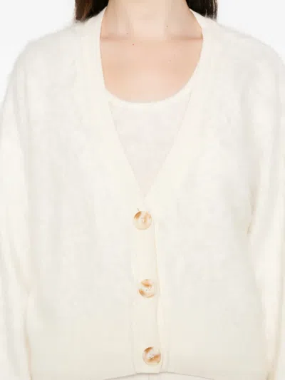 Gotha V-neck Cardigan In Pink