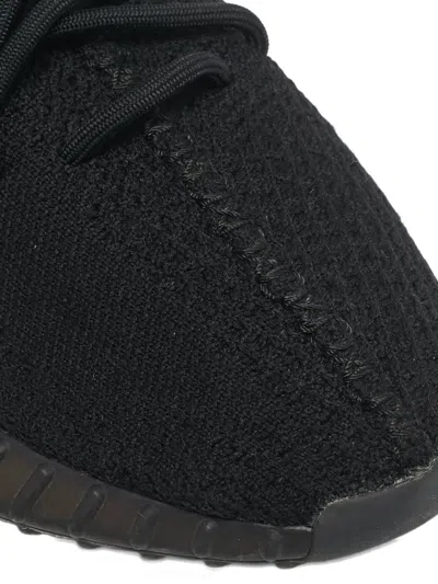 Pre-owned Adidas Originals Boost V2 350 Knitted Sneakers In Black