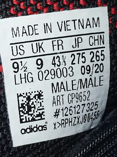 Pre-owned Adidas Originals Boost V2 350 Knitted Sneakers In Black