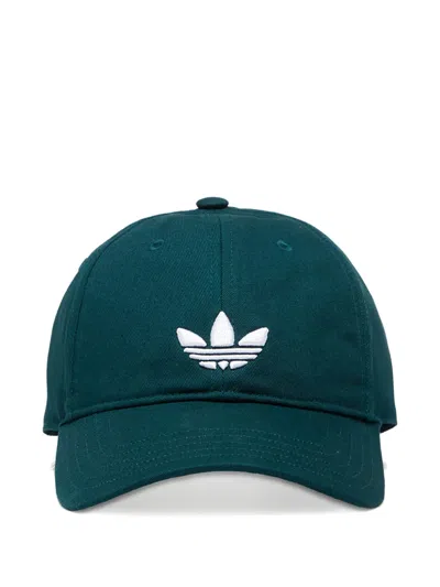 Adidas Originals Trefoil Adicolor Baseball Cap In Green