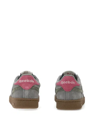 Reebok Club C Revenge Suede Panelled Sneakers In Gray