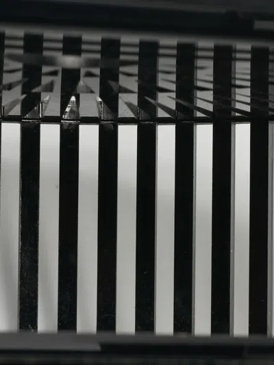 Pre-owned Cult Gaia Ark Semi-circular Clutch Bag In Black