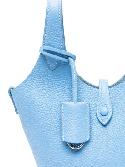 Polo Ralph Lauren Small Polo Play Leather Cross Body Bag In Blue