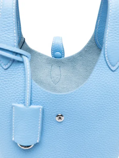 Polo Ralph Lauren Small Polo Play Leather Cross Body Bag In Blue