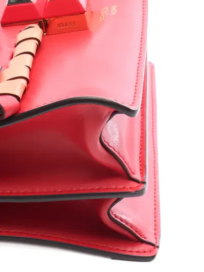 Pre-owned Fendi 2010s Mini Kan I Shoulder Bag In Red