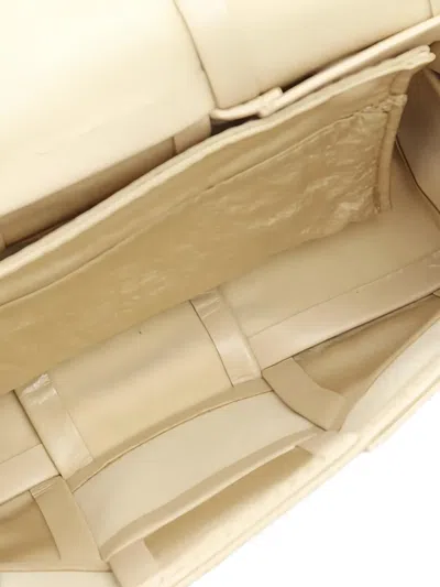 Pre-owned Bottega Veneta 2010s Mini Candy Cassette Leather Shoulder Bag In Neutral