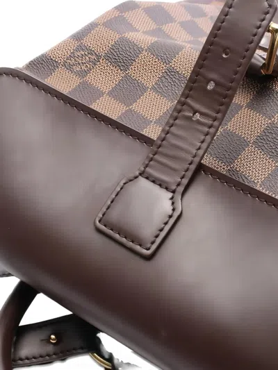 Pre-owned Louis Vuitton 2004 Soho Backpack In Brown