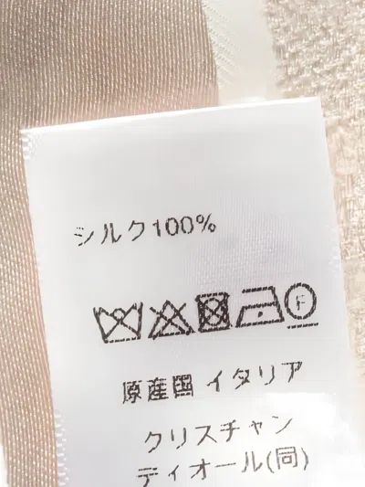 Pre-owned Dior 2010s Mitzah Floral Scarf In White