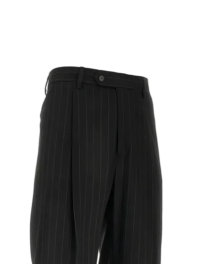 Marsēm Pinstripe Trousers In Black