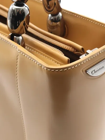 Pre-owned Dior 2000s Maris Pearl Tote Bag In Neutral