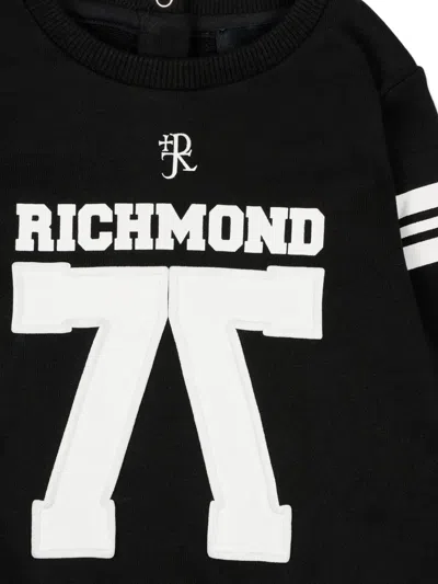 John Richmond Junior Logo Graphic Sweatshirt In Black